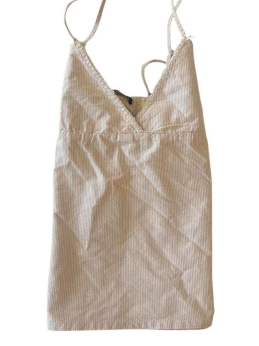 Coquette Brandy baby pink striped top